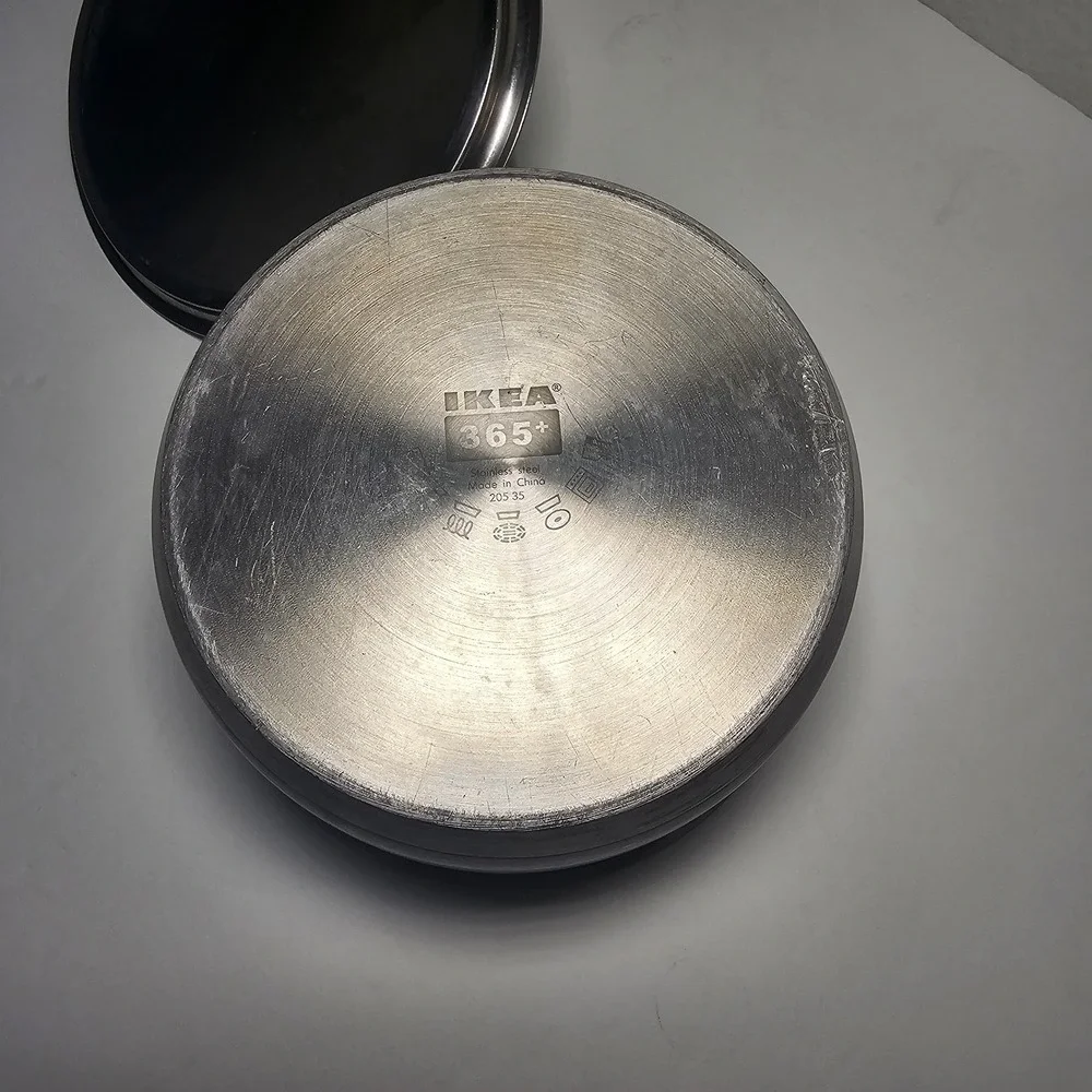 IKEA 365+ Stainless‎ Steel 1 Quart Sauce Pan w/ Lid 1qt 4 Cups 1 Liter Induction